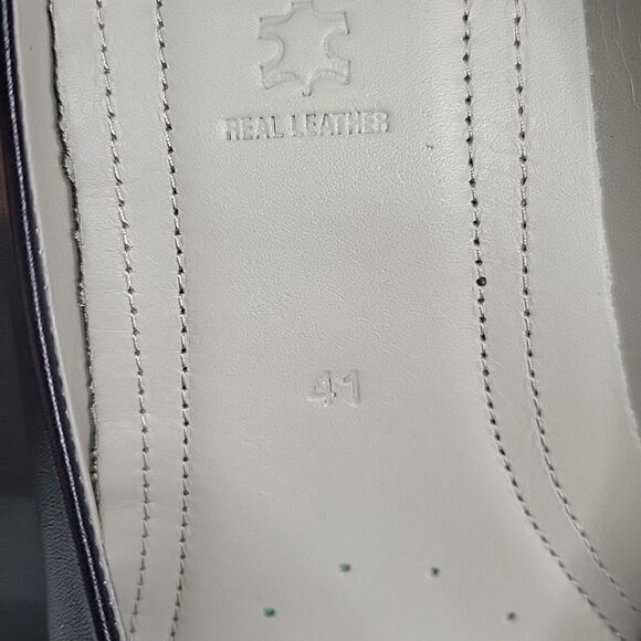 $170 ECCO LEATHER NO SLIP COMFORT CAREER FLIGHT ATTENDANT HEELS 41 10 10.5 NEW - Picture 4 of 12